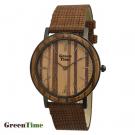 GreenTime ZW085F VEGAN orologio da uomo in legno
