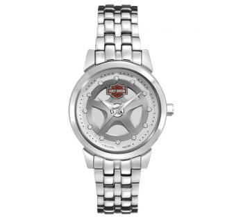 Harley Davidson 76L160 women\'s watch, steel bracelet