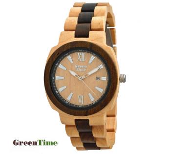 GreenTime ZW048A SQUARE unisex watch in wood
