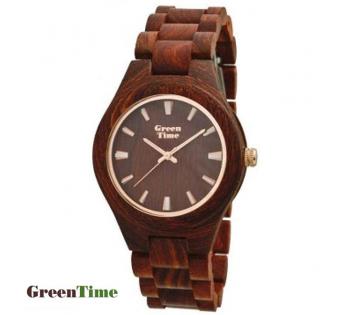 GreenTime ZW065B unisex watch in wood